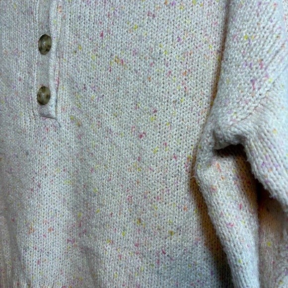 American Eagle Outfitters Pale Pink Sweater with Speckled Effect - Picture 2 of 7
